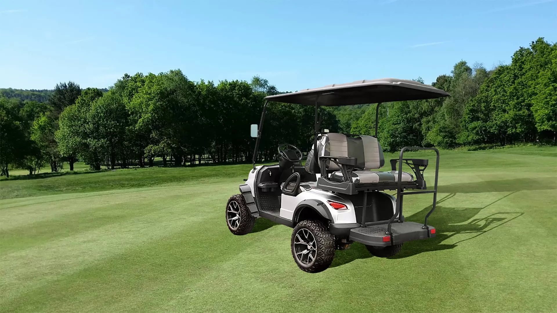 electric golf cart with bed