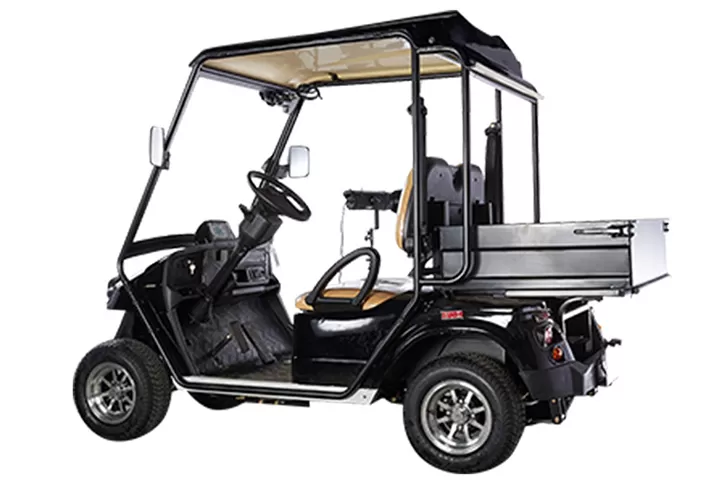 golf cart with flat bed