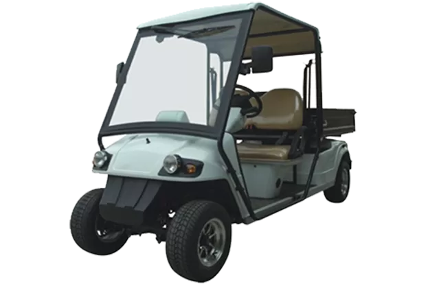 electric golf cart with dump bed