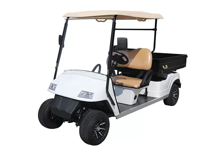 electric golf cart with cargo bed